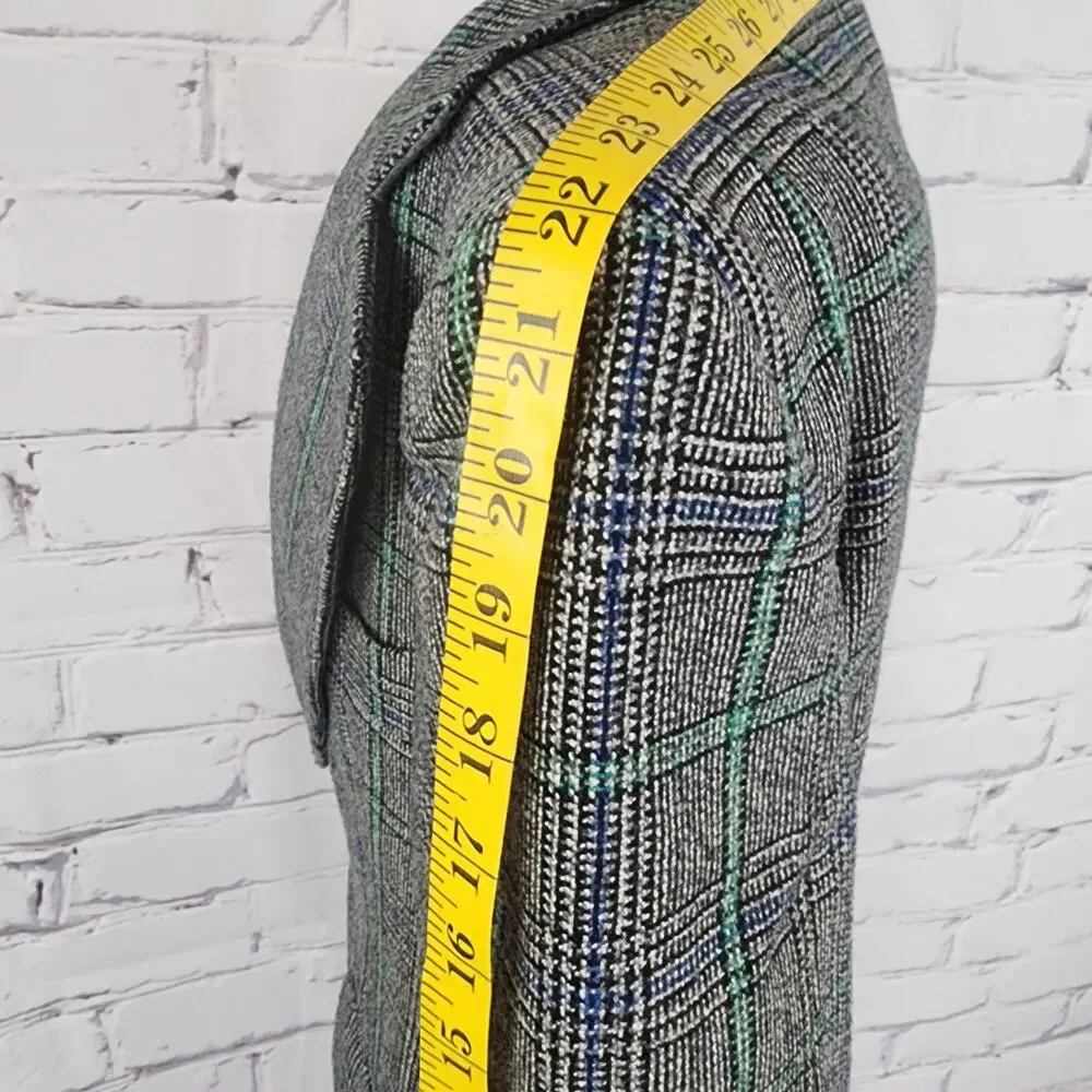 Vtg Hardy Amies of London Mens S Suit Tweed Wool proffesional office corporate